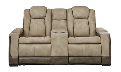 Next Gen Power Reclining Loveseat with Console - Sand