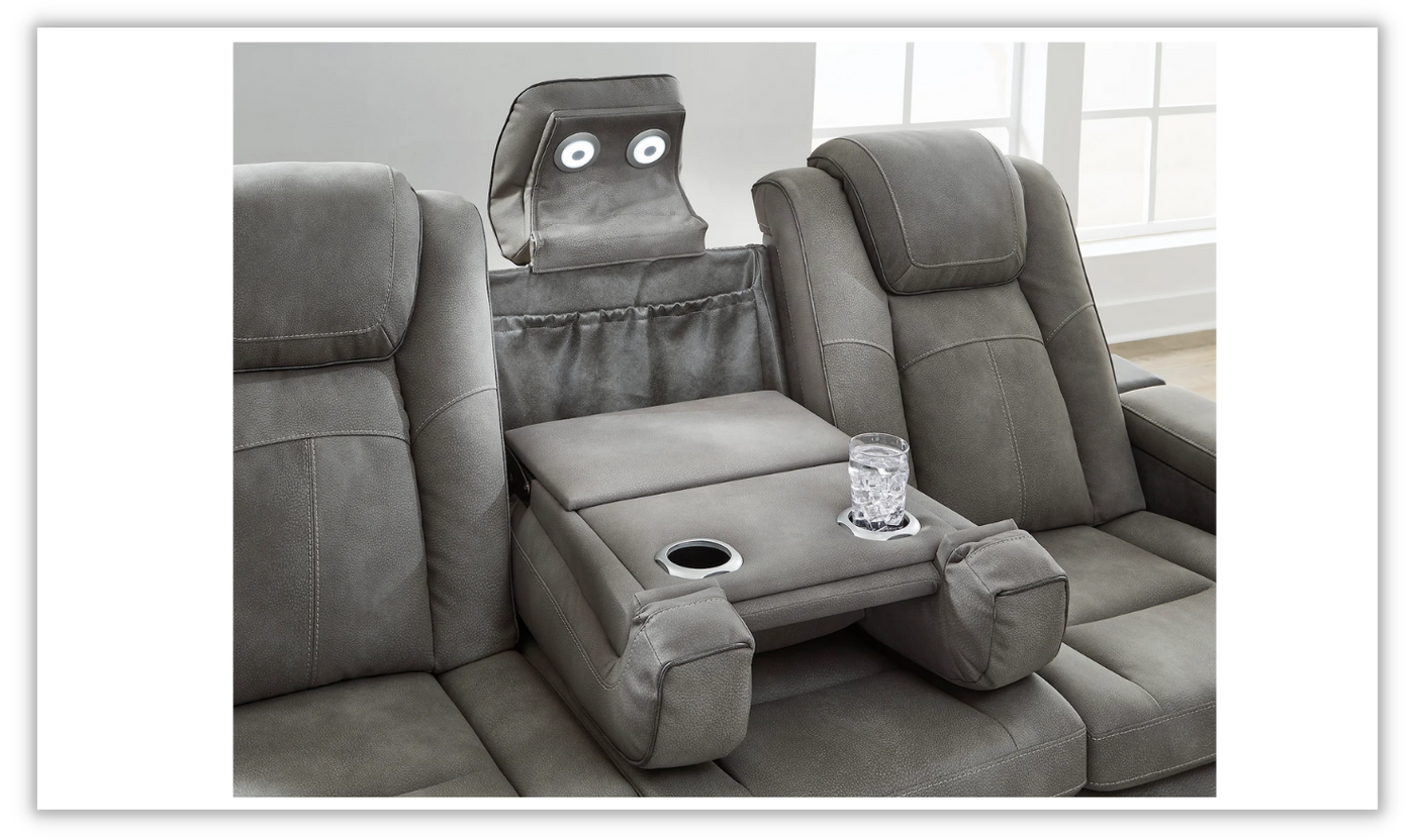 Next Gen Power Reclining Loveseat with Console - Sand