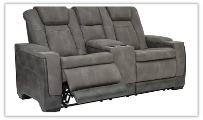 Next Gen Power Reclining Loveseat with Console - Sand