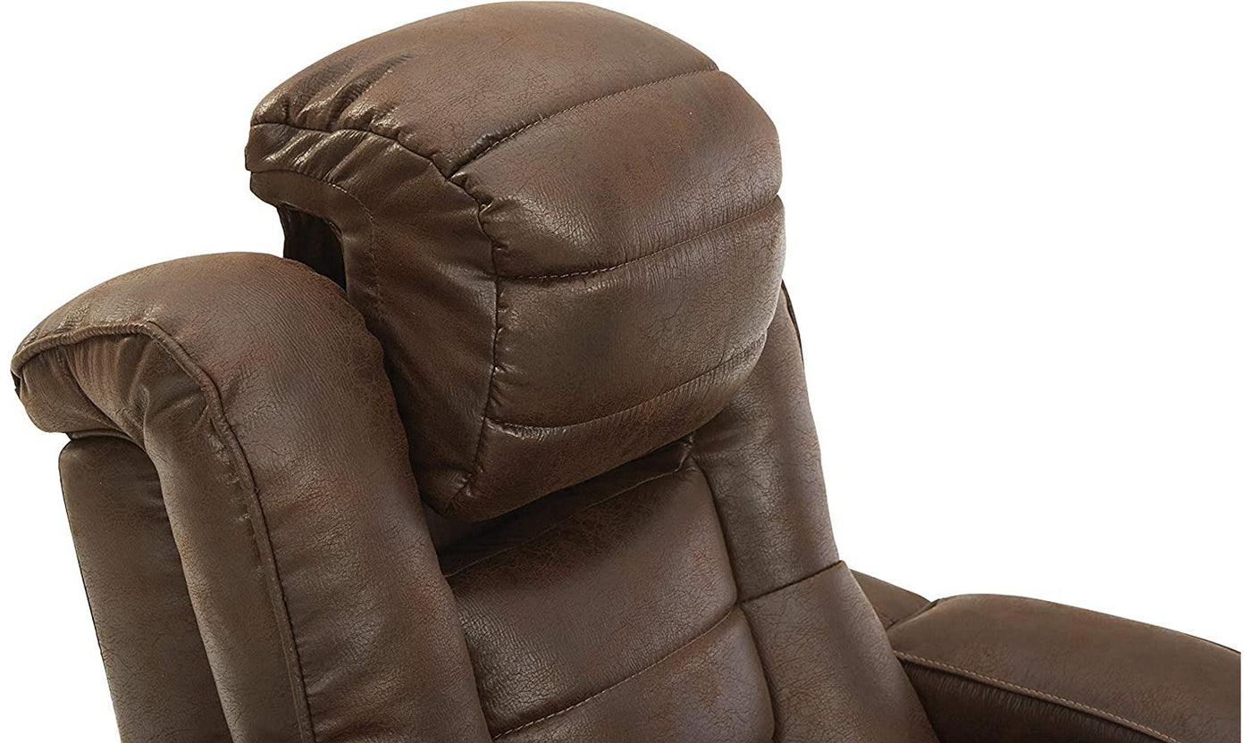 Owner's Box Power-Reclining Loveseat with Adjustable Headrest