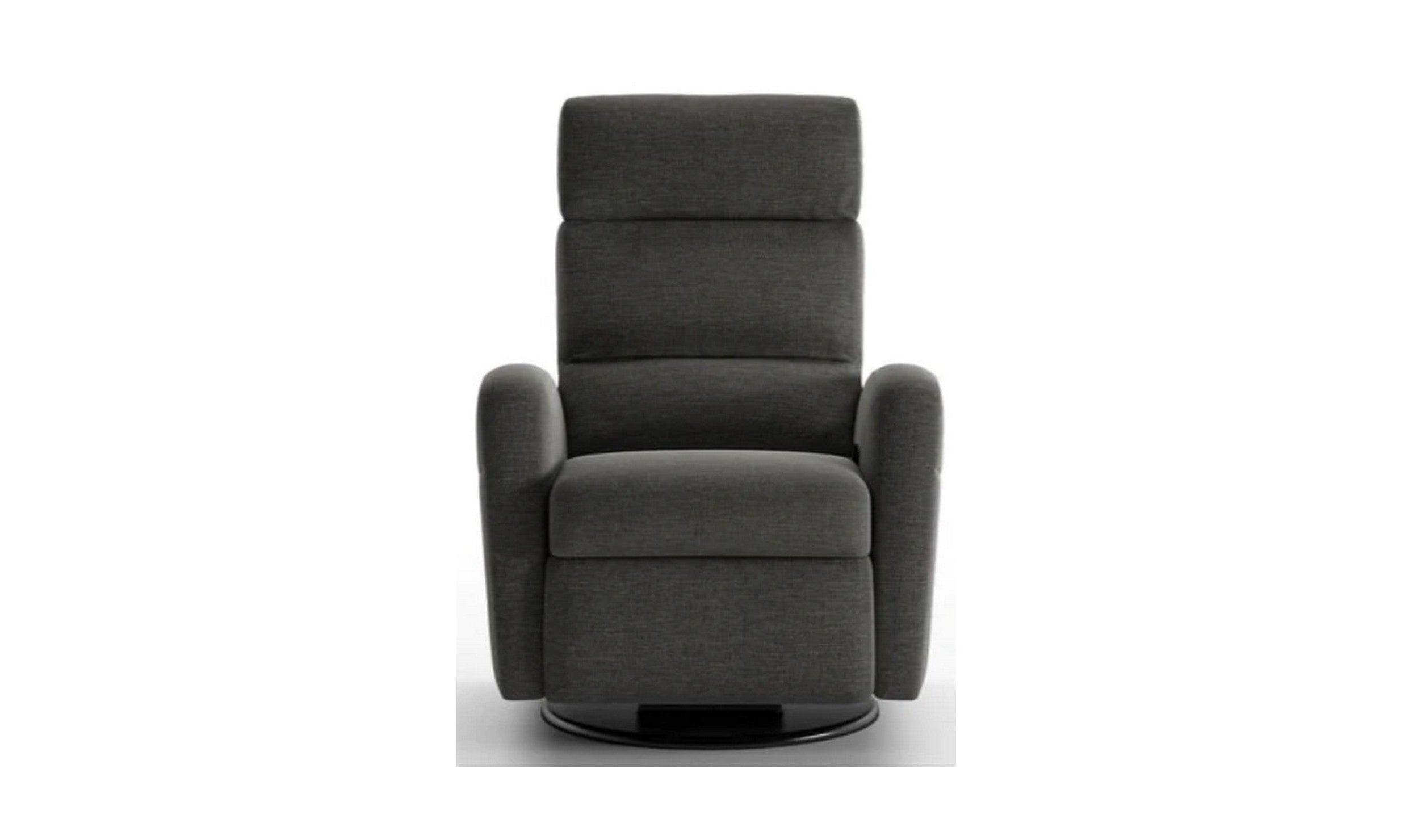 Luonto Sloped Fabric Recliner Chair with Swivel Base