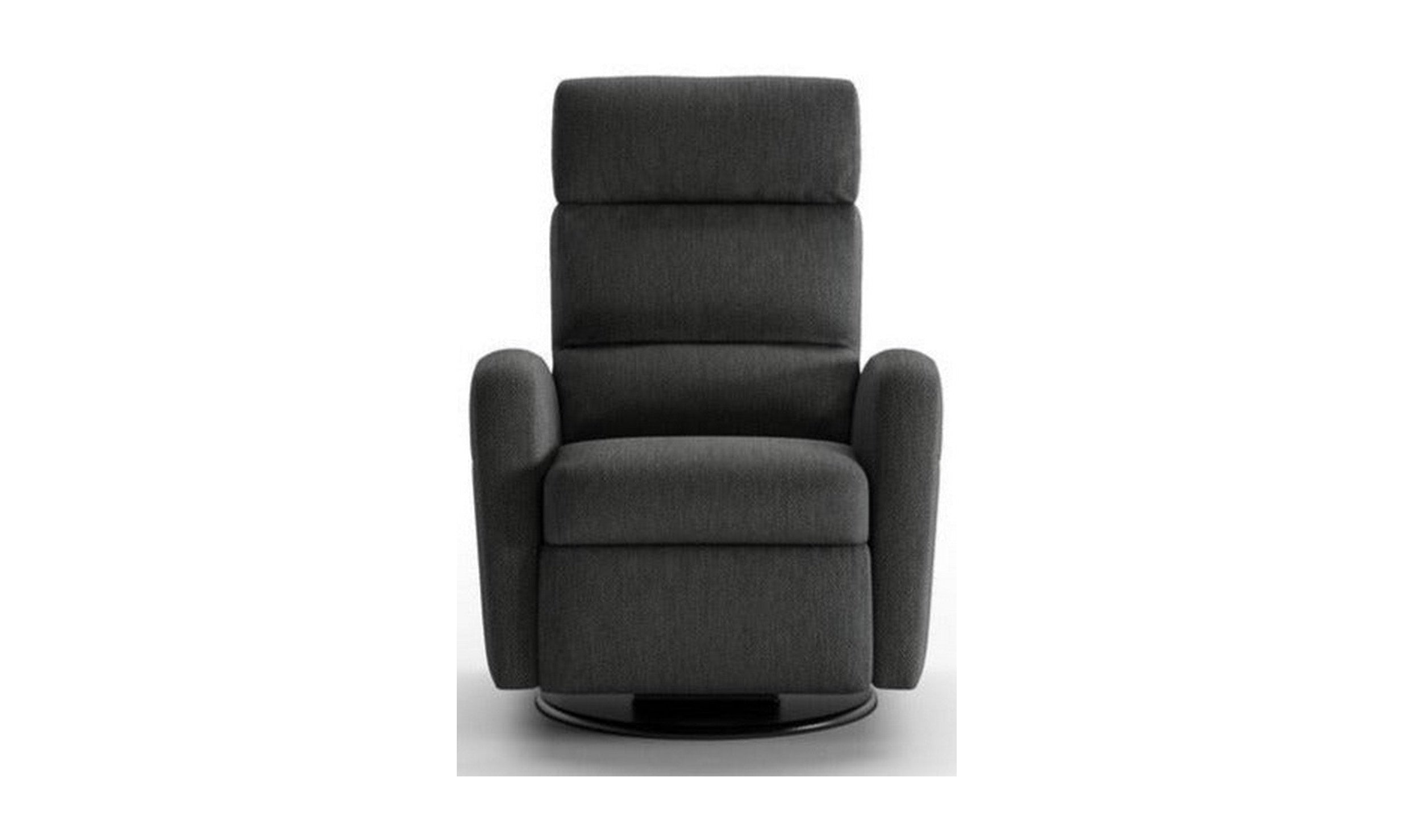 Luonto Sloped Fabric Recliner Chair with Swivel Base