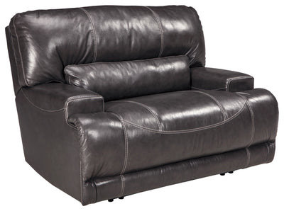 McCaskill Wide Seat Power Recliner-Recliner Chairs-Leahyco