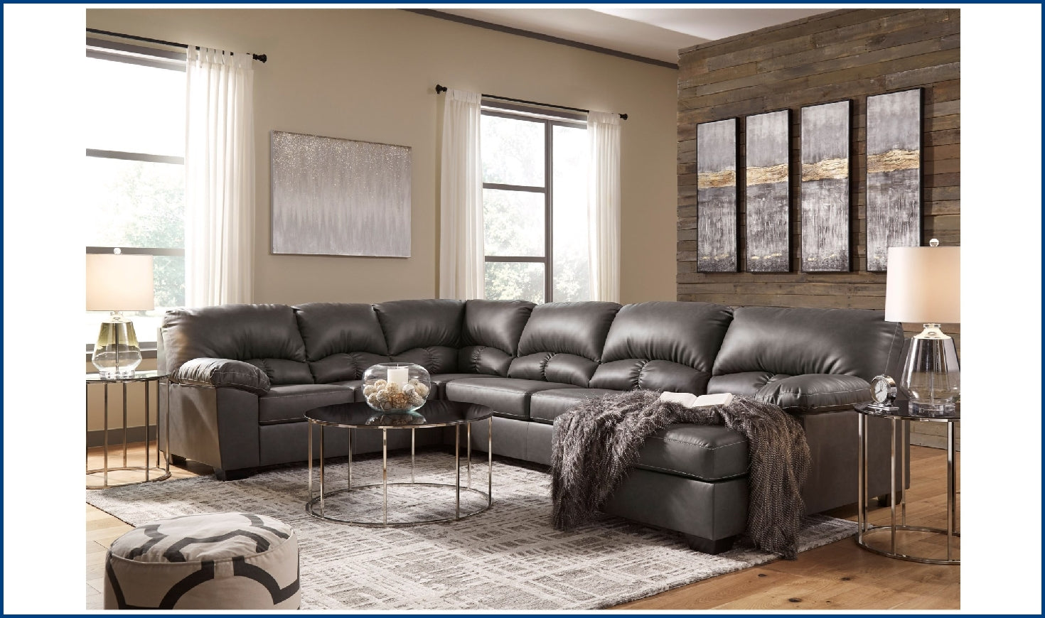 Aberton Sectional-Sectional Sofas-Leahyco