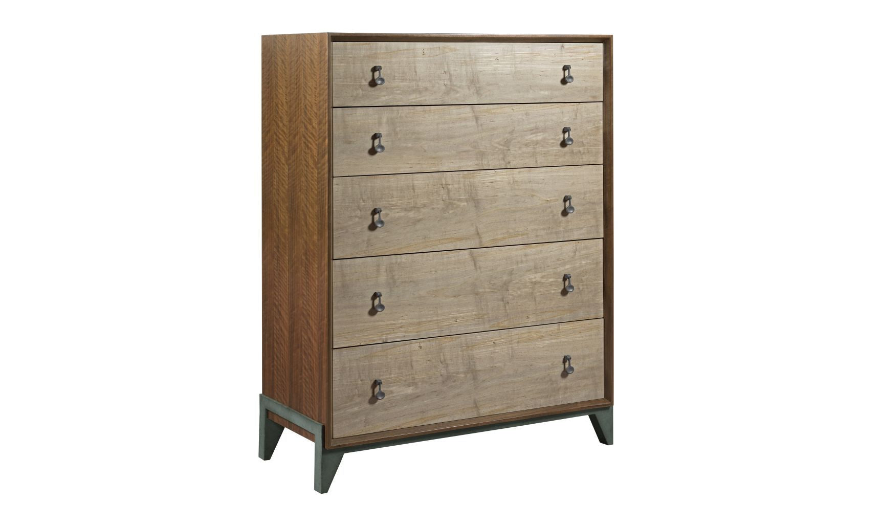 AD MODERN SYNERGY MOTIF MAPLE DRAWER CHEST-Storage Chests-Leahyco