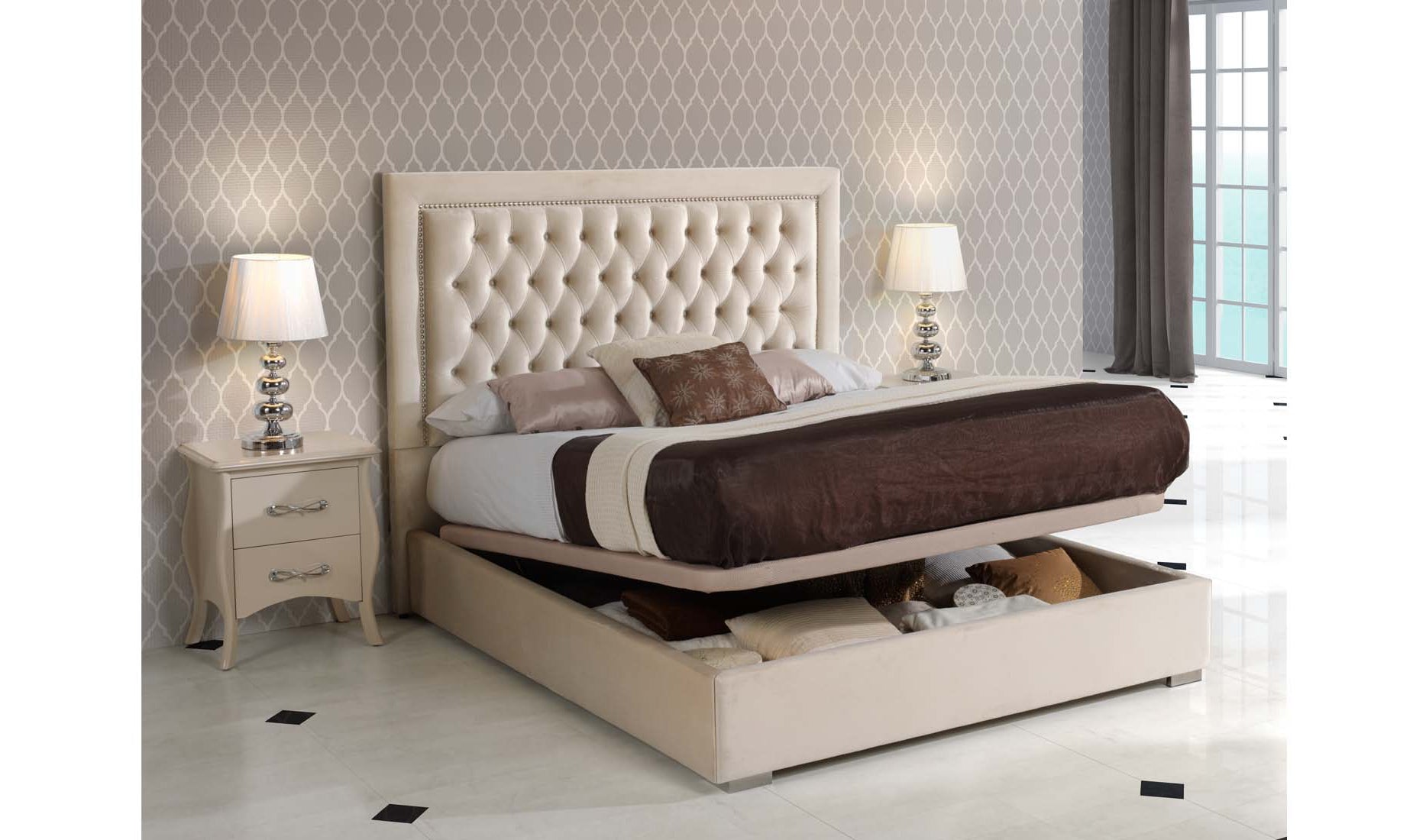 Adagio Storage Bed-Beds-Leahyco