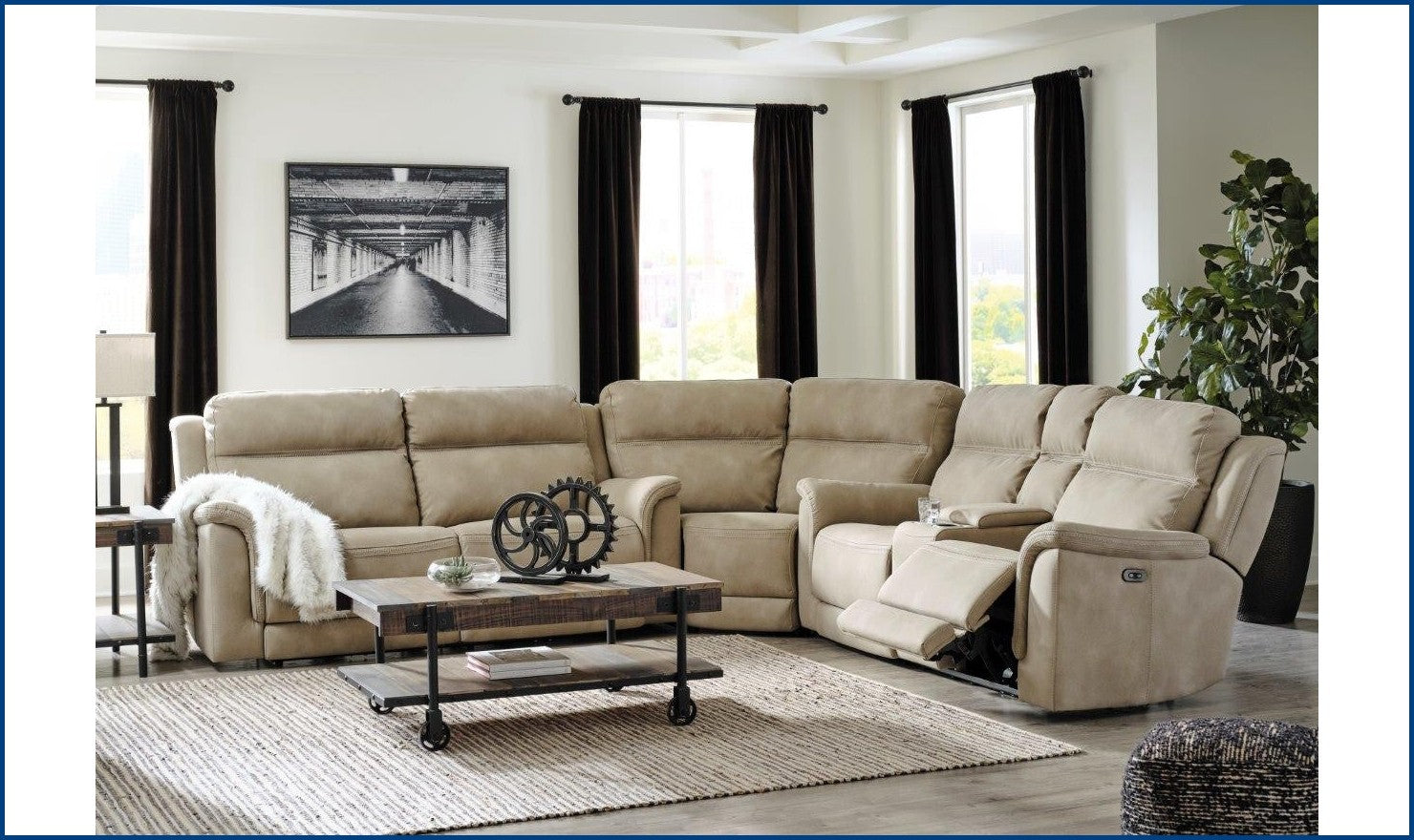 Brandon Sectional-Sectional Sofas-Leahyco