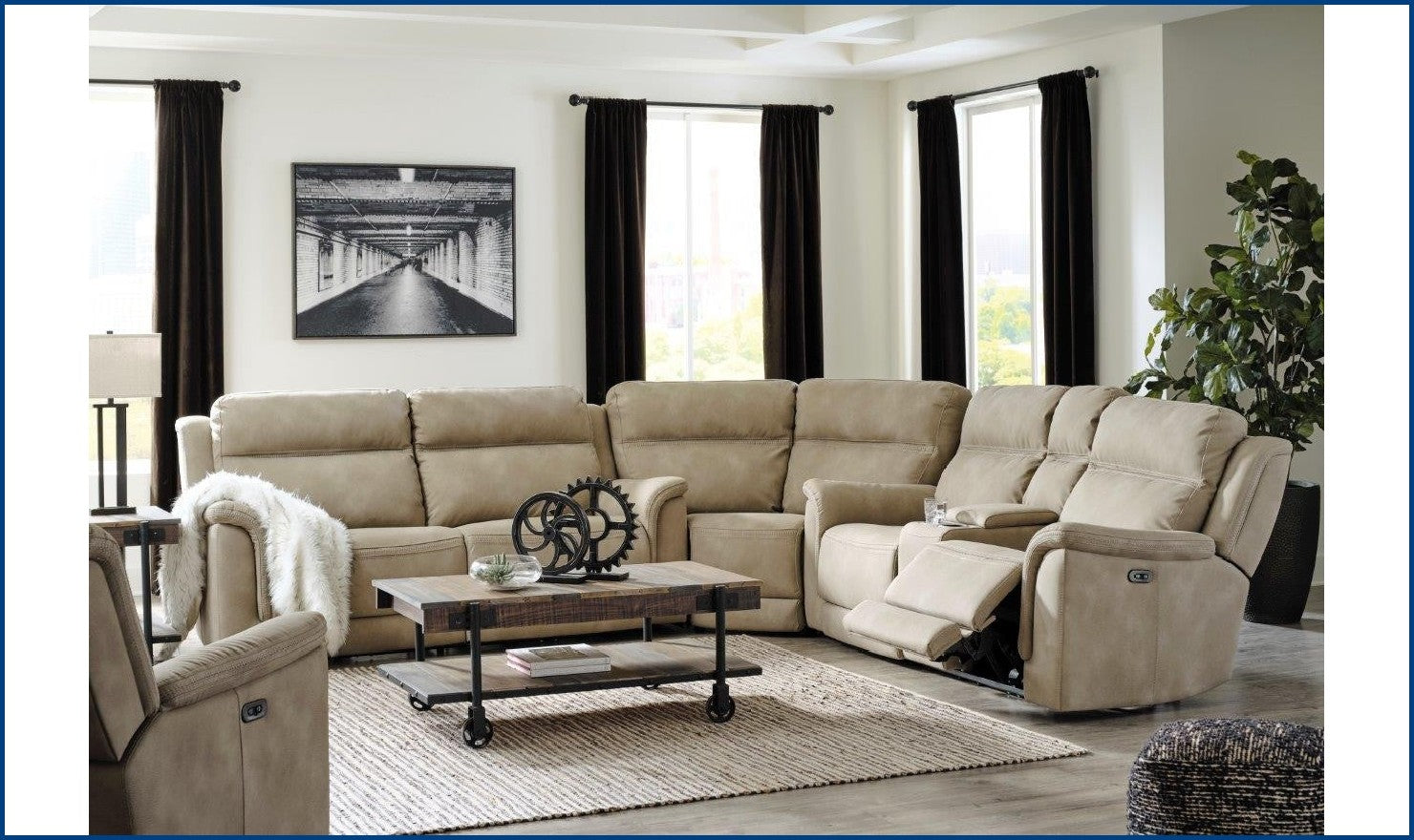 Brandon Sectional-Sectional Sofas-Leahyco