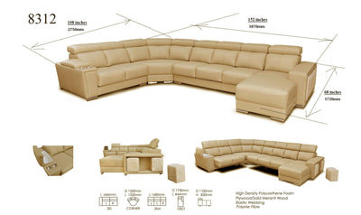 Adiel Sectional-Sectional Sofas-Leahyco