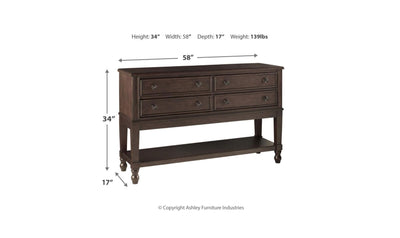 Adinton Dining Room Server-Sideboards-Leahyco