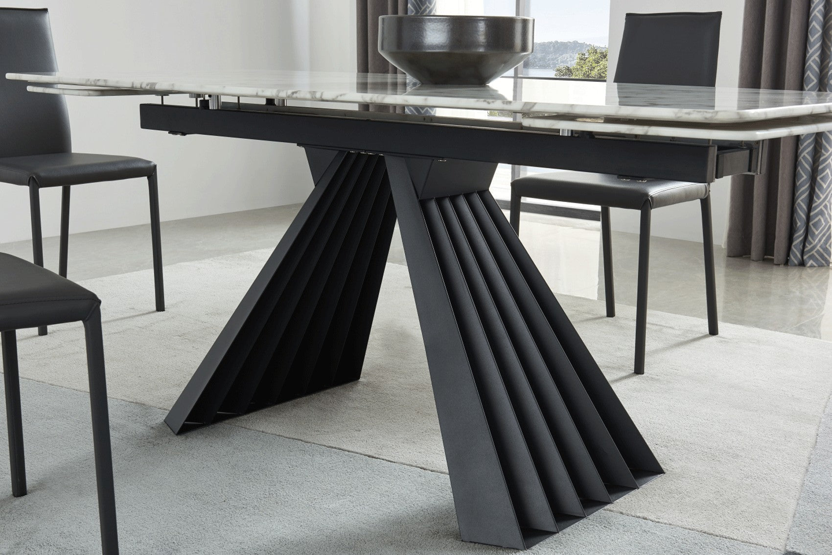 Adola Extendable Dining Table-Dining Tables-Leahyco