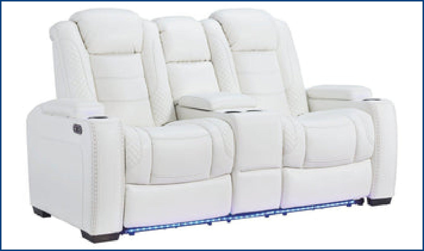 Adonia Power Reclining Loveseat-Loveseats-Leahyco