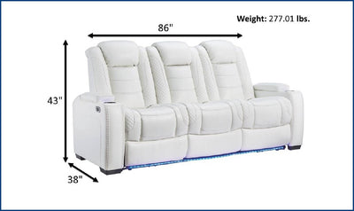 Adonia Power Reclining Set-Living Room Sets-Leahyco