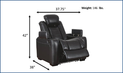 Adonia Power Reclining Set-Living Room Sets-Leahyco