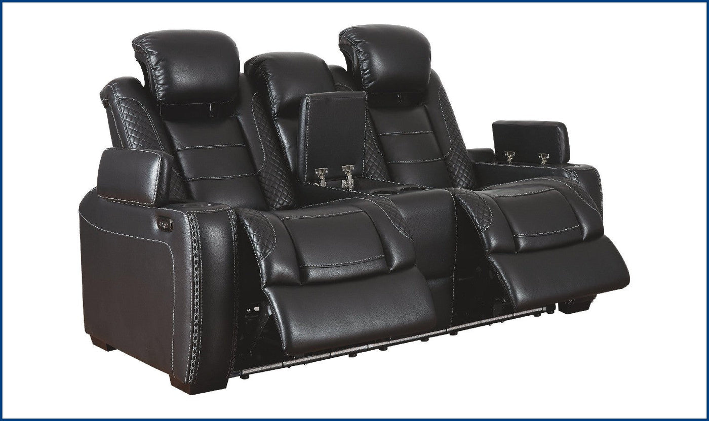 Adonia Power Reclining Set-Living Room Sets-Leahyco