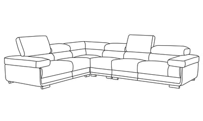 Albert Sectional Sofa-Sectional Sofas-Leahyco