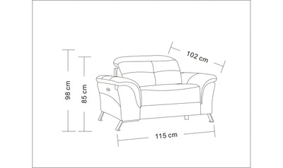 Alden Power-Reclining Chair-Recliner Chairs-Leahyco