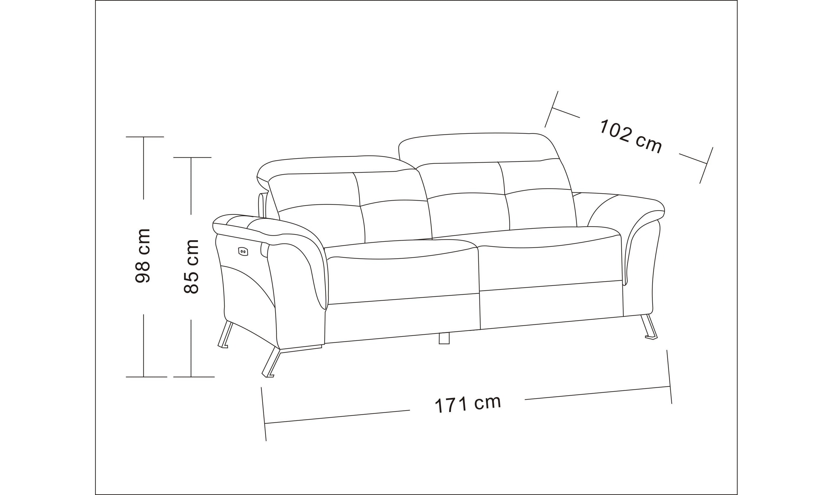 Alden Power Reclining Loveseat-Loveseats-Leahyco