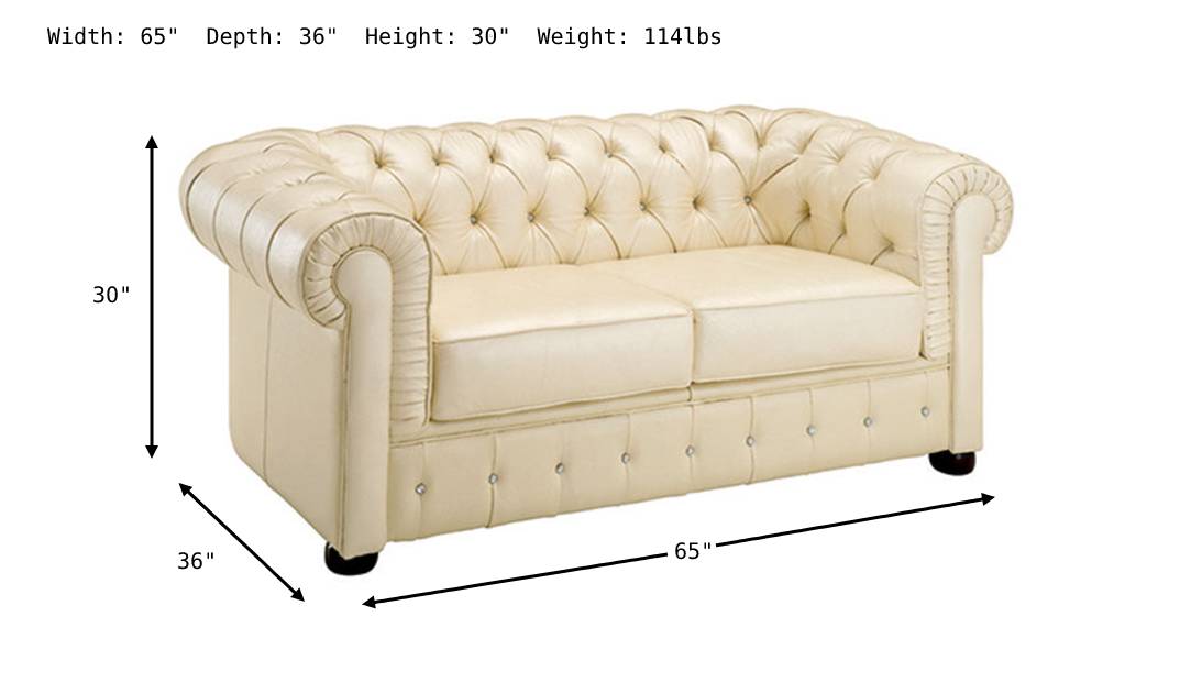 Alessandra Loveseat-Loveseats-Leahyco