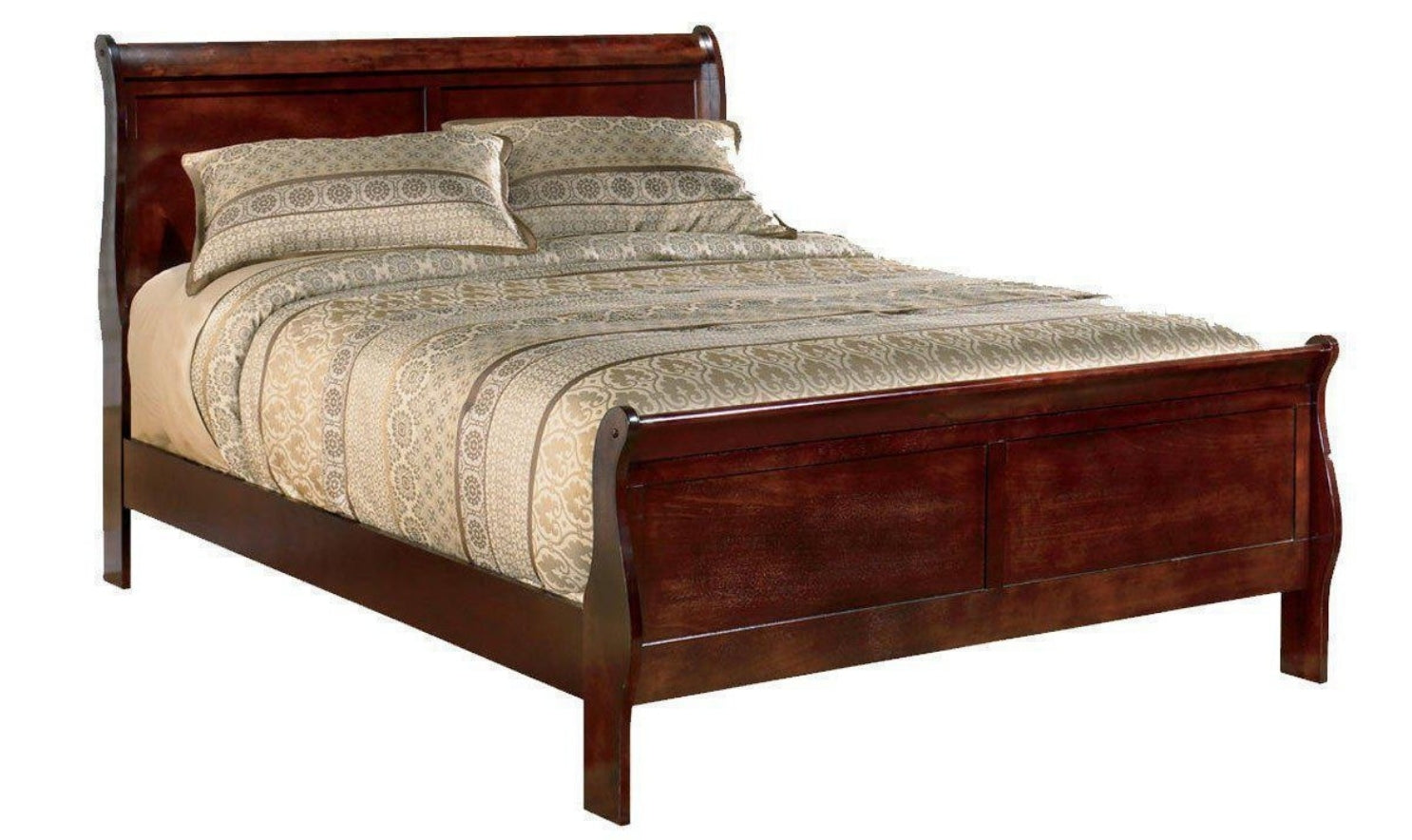 Alisdair Sleigh Bed-Beds-Leahyco