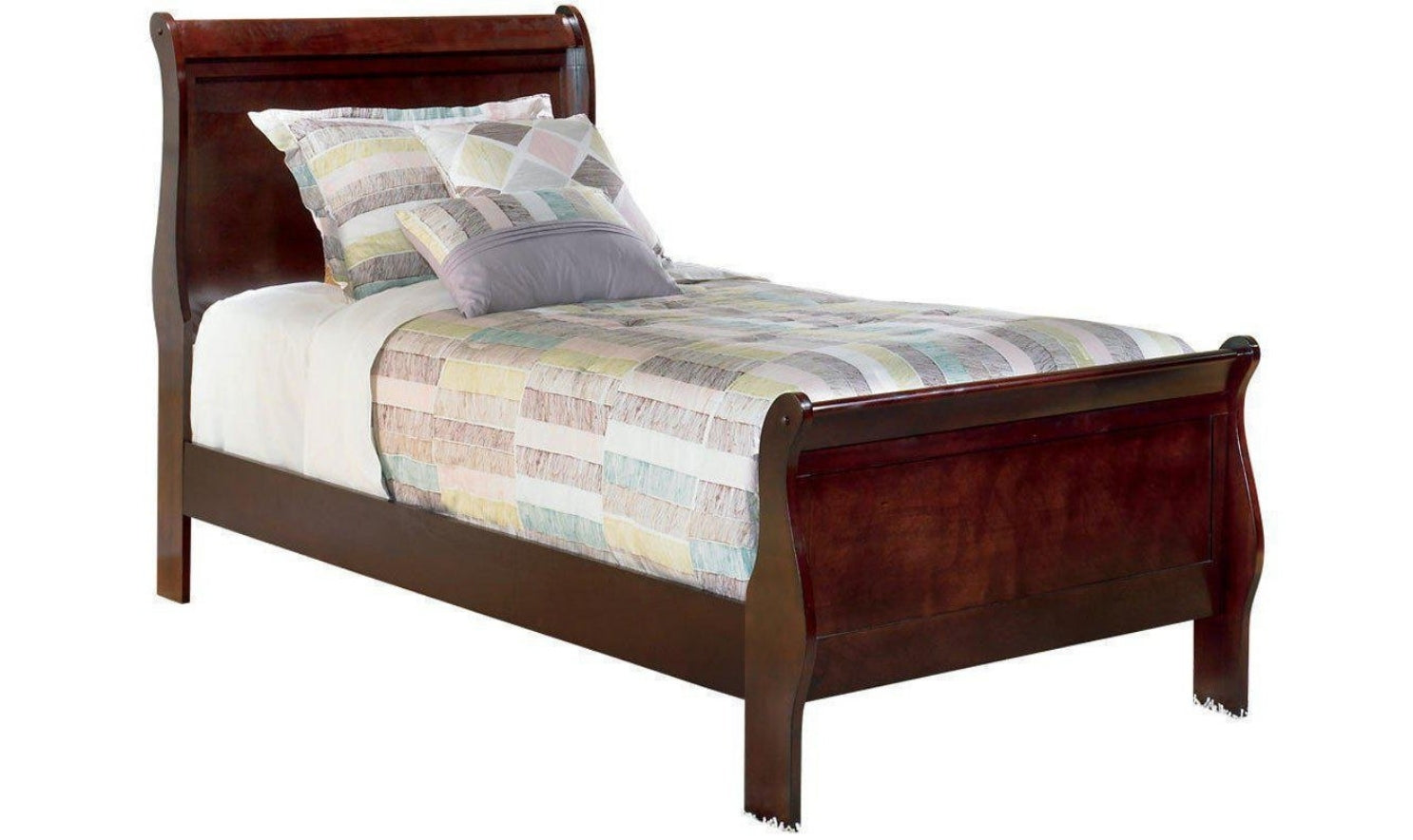 Alisdair Sleigh Bed-Beds-Leahyco