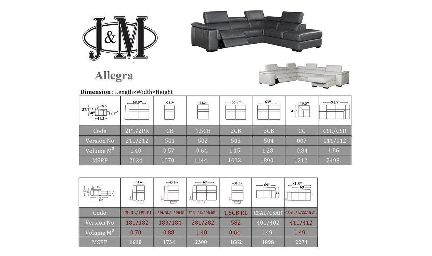 Allegra Sectional Sofa-Sectional Sofas-Leahyco