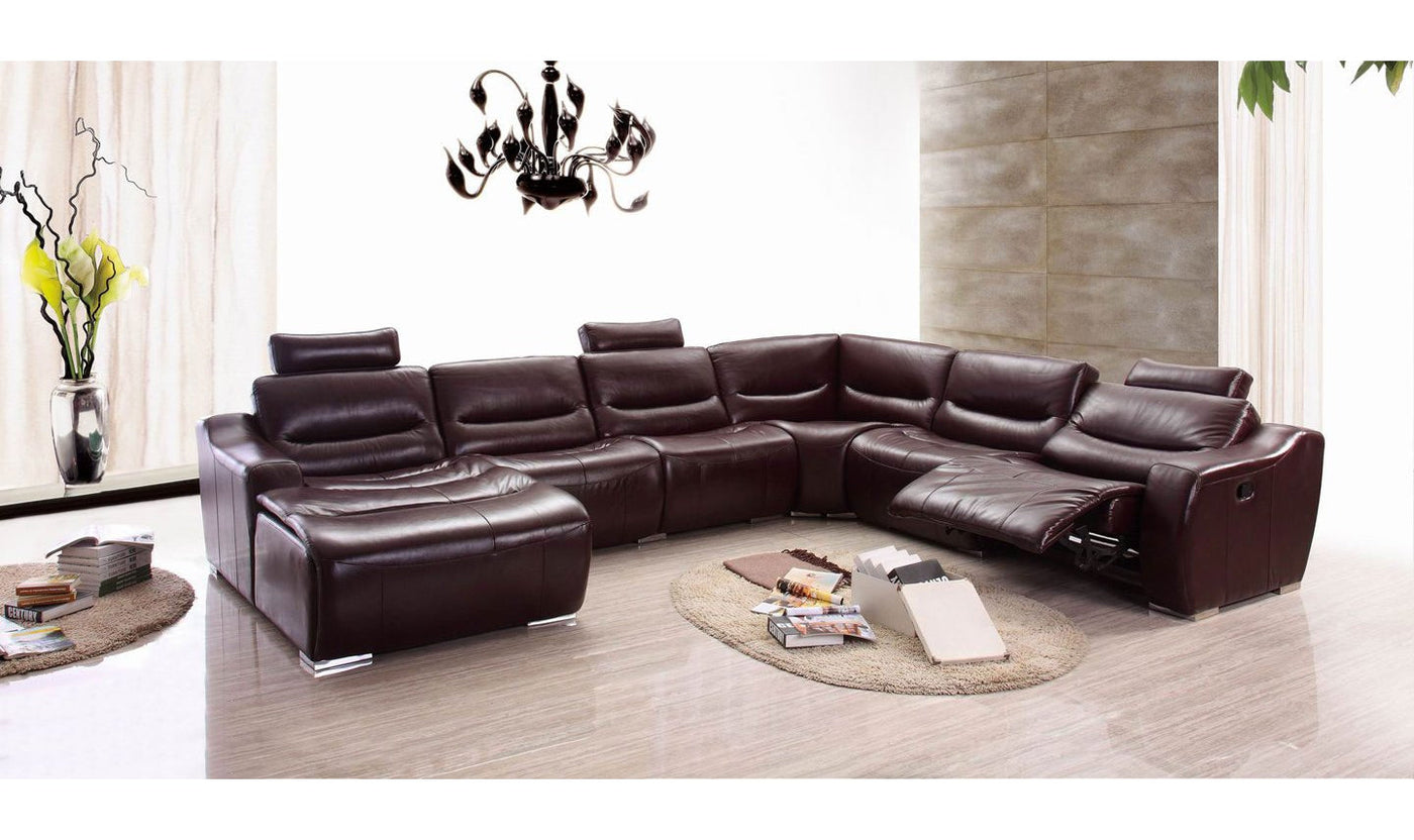 Alonzo Sectional with Recliner-Sectional Sofas-Leahyco