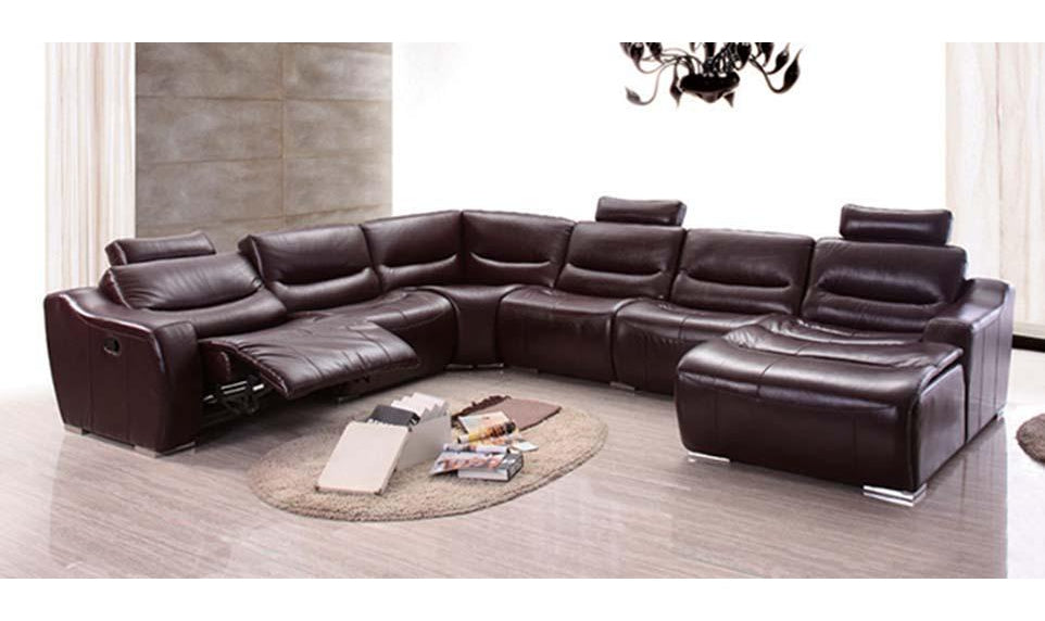 Alonzo Sectional with Recliner-Sectional Sofas-Leahyco