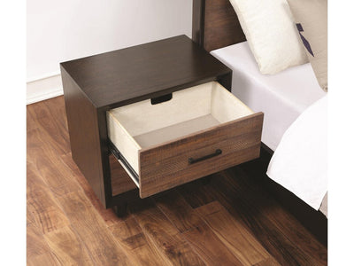 Alpine Nightstand w/ Charger-Nightstands-Leahyco