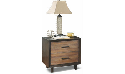 Alpine Nightstand w/ Charger-Nightstands-Leahyco