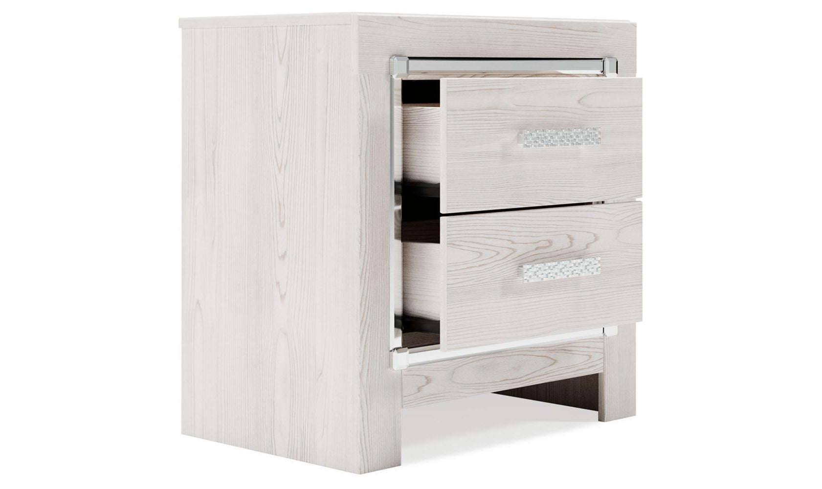 Altyra Two Drawer Night Stand-Nightstands-Leahyco