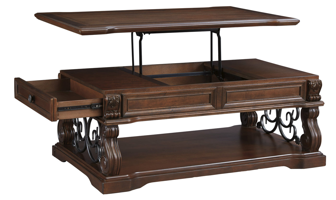 Alymere Lift Top Cocktail Table-Coffee Tables-Leahyco