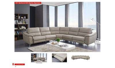 Amen Sectional with Recliners-Sectional Sofas-Leahyco