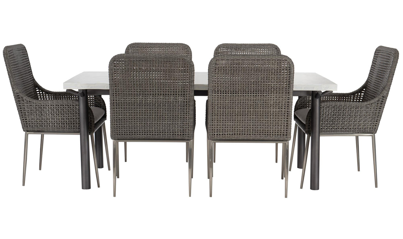 Antilles Wicker Arm Chair-Outdoor Chairs-Leahyco