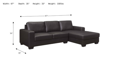 Aqa Black Sectional-Sectional Sofas-Leahyco