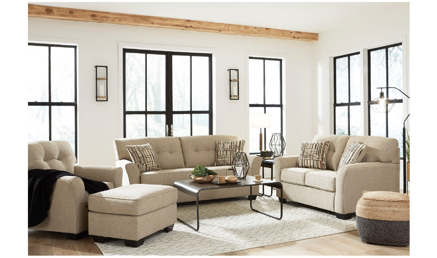 Ardmead Loveseat-Loveseats-Leahyco