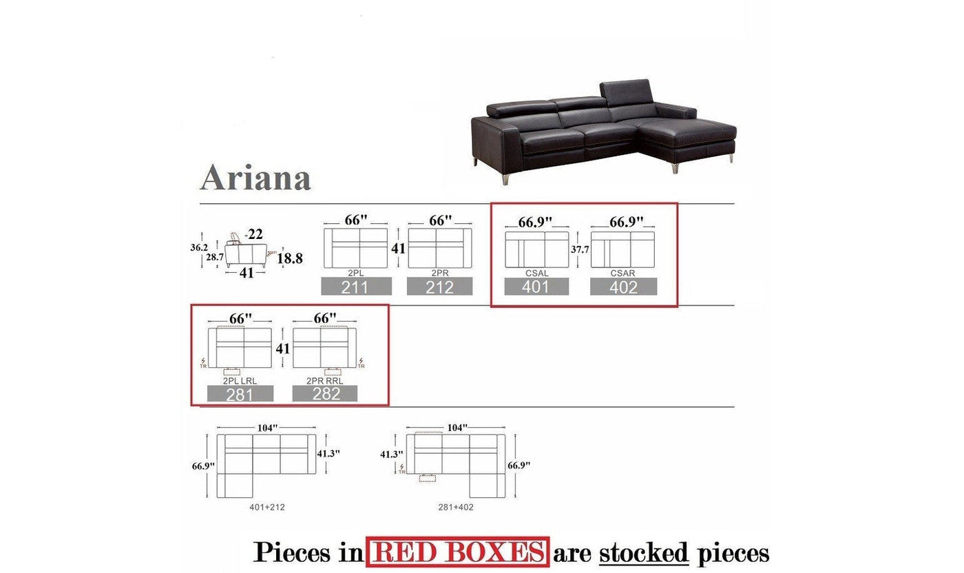 Ariana Sectional Sofa-Sectional Sofas-Leahyco