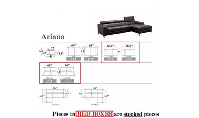 Ariana Sectional Sofa-Sectional Sofas-Leahyco