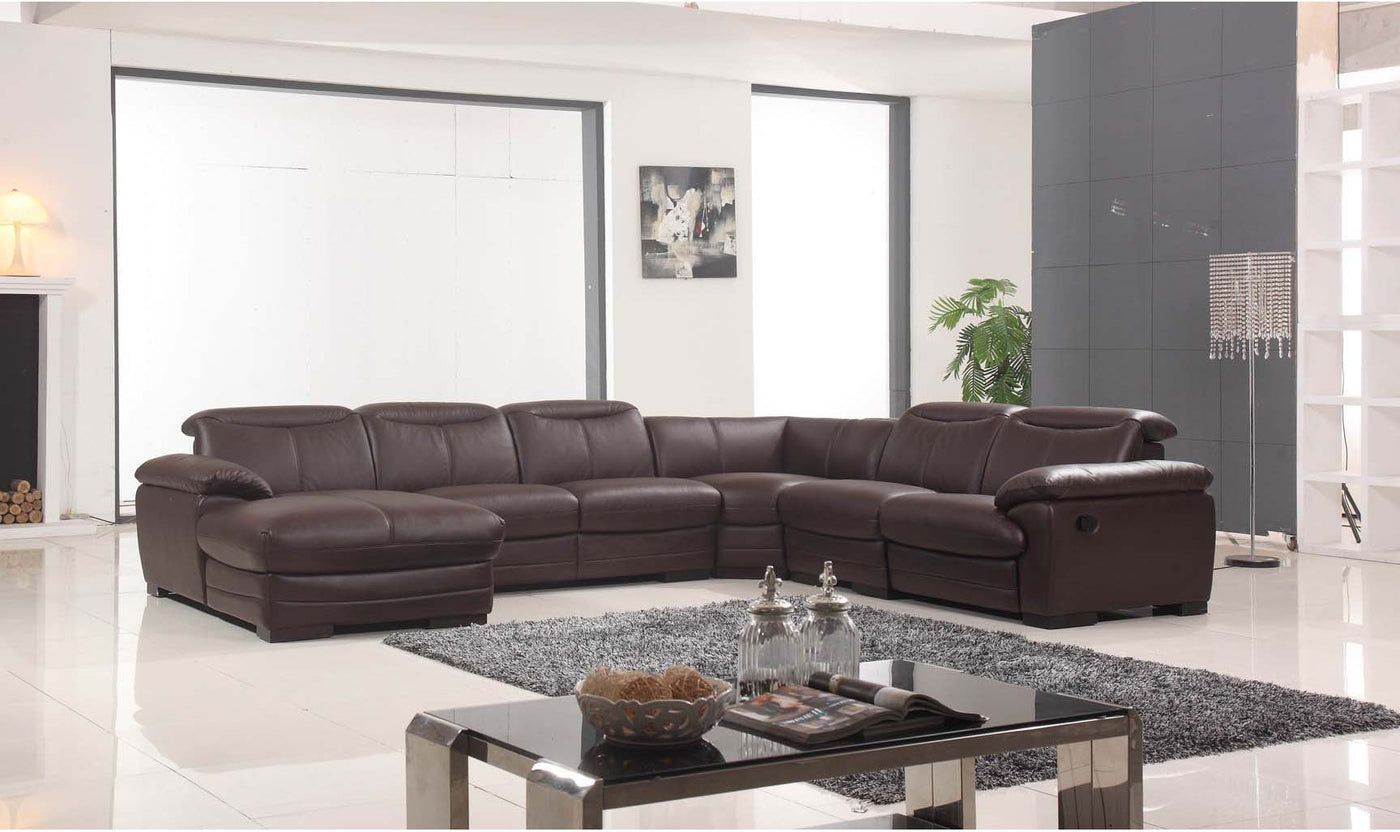 Arjun Sectional with Recliner-Sectional Sofas-Leahyco