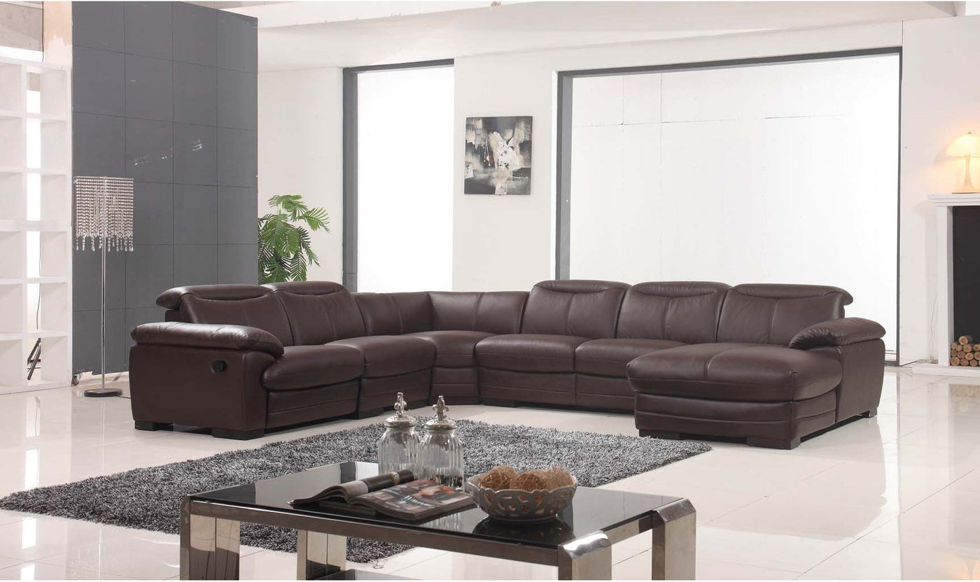 Arjun Sectional with Recliner-Sectional Sofas-Leahyco