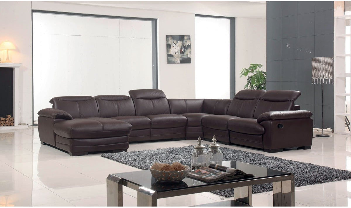 Arjun Sectional with Recliner-Sectional Sofas-Leahyco