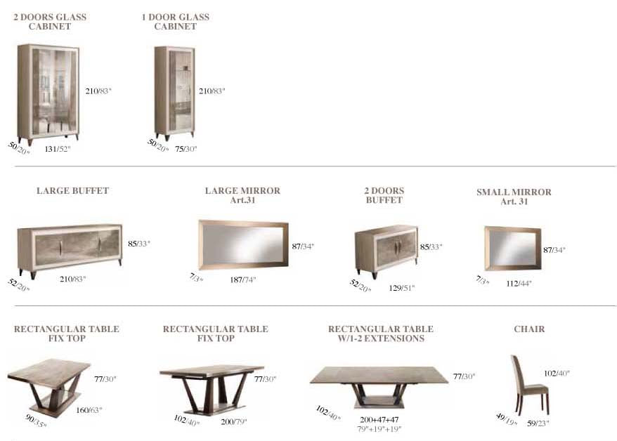 Casa Milano Large Buffet-Buffets-Leahyco