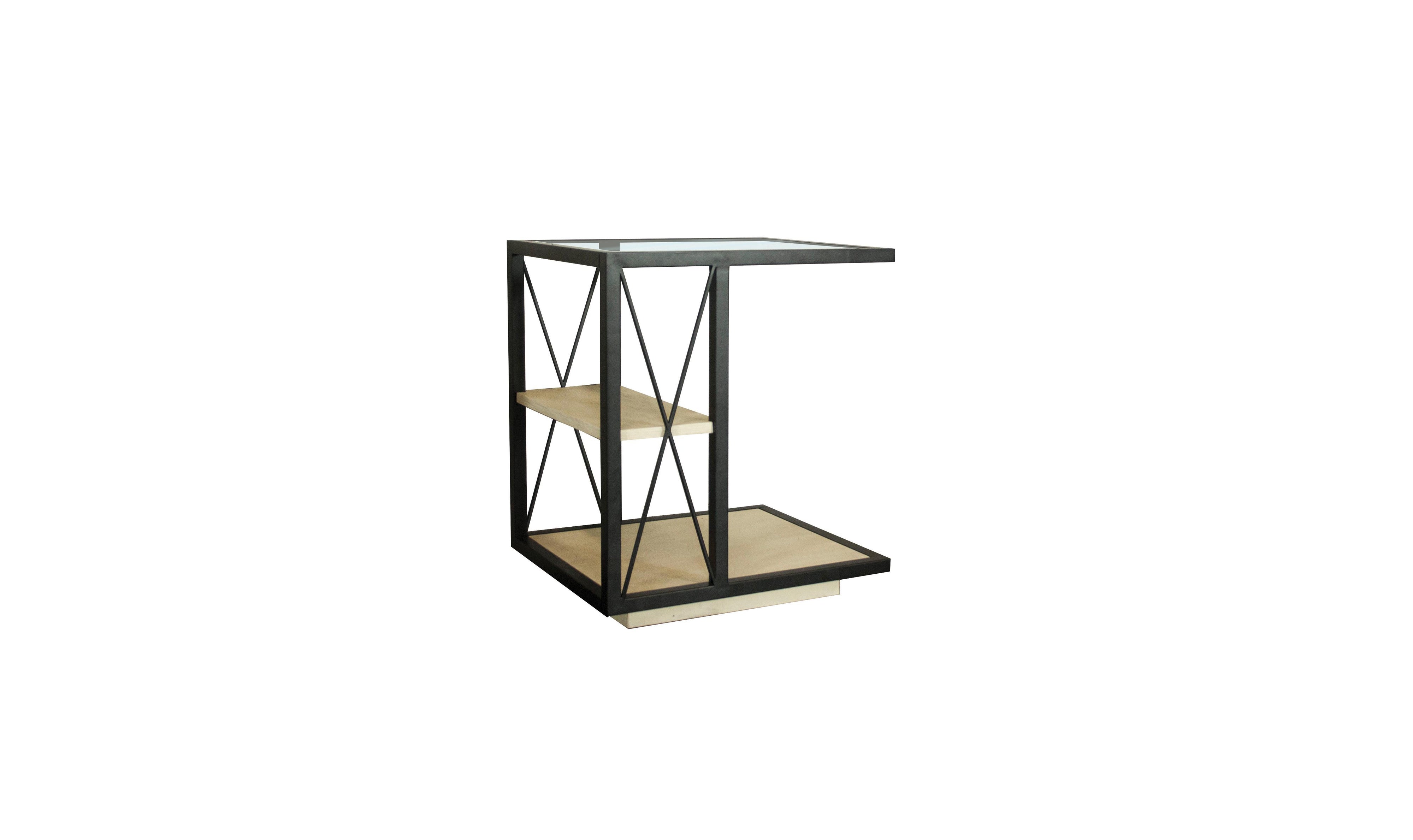 Asher Rectangle End Table-End Tables-Leahyco