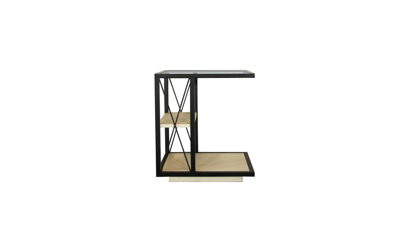 Asher Rectangle End Table-End Tables-Leahyco