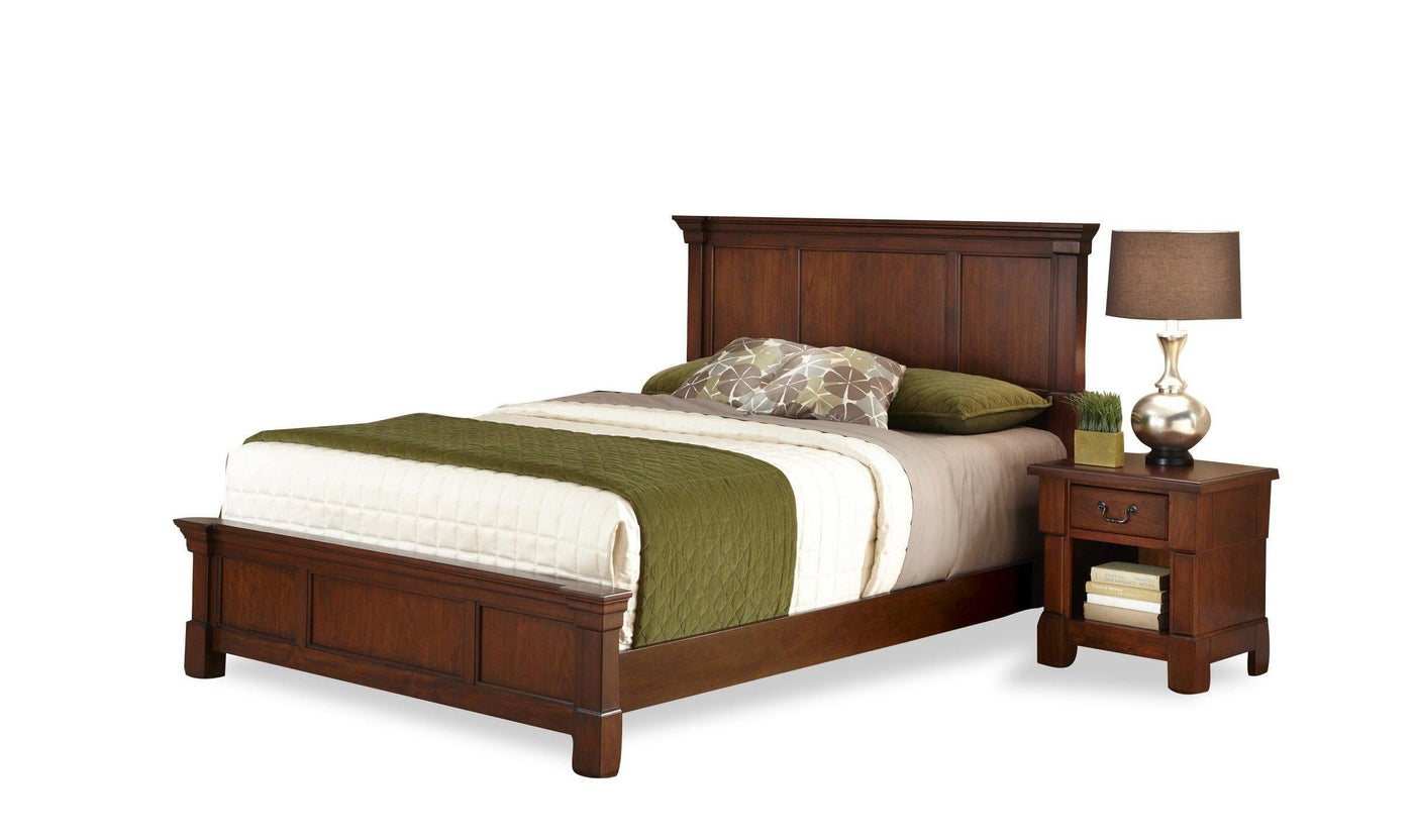 Aspen King Bed and Nightstand by homestyles-Bedroom Sets-Leahyco