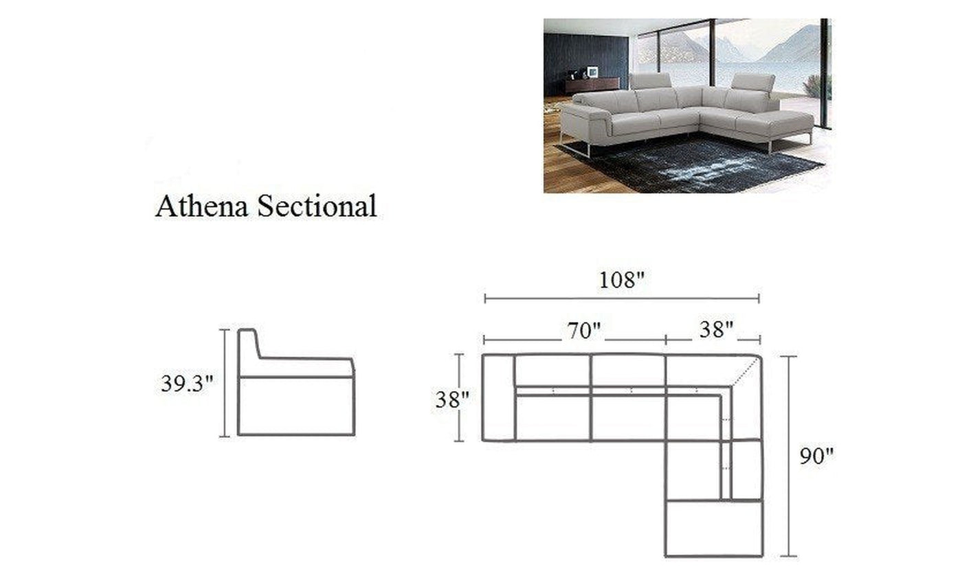 Athena Sectional Sofa-Sectional Sofas-Leahyco