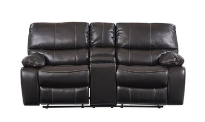 August Console Reclining Loveseat-Loveseats-Leahyco