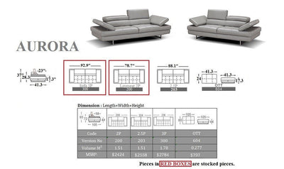 Aurora Loveseat-Loveseats-Leahyco