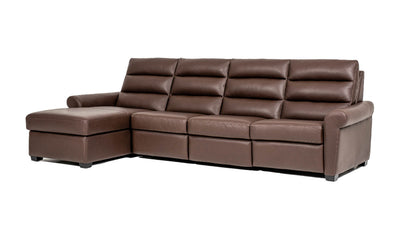 Austin 2 Piece Leather Sectional-Sectional Sofas-Leahyco