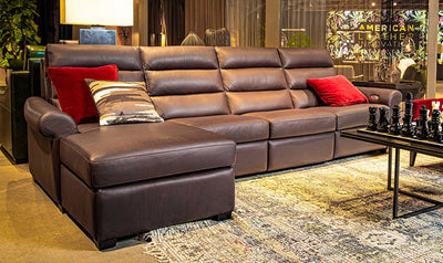 Austin 2 Piece Leather Sectional-Sectional Sofas-Leahyco